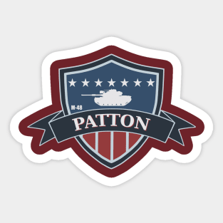 M48 Patton Tank Sticker